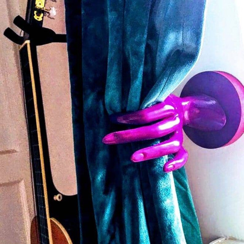 Quirky Curtain Tie Backs Creepy Horror Tie Backs for A Etsy UK