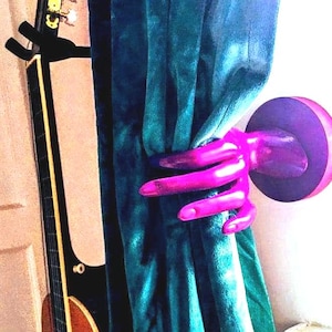 Mannequin Hand Curtain Tiebacks: Upcycled Home Decor, Any Color