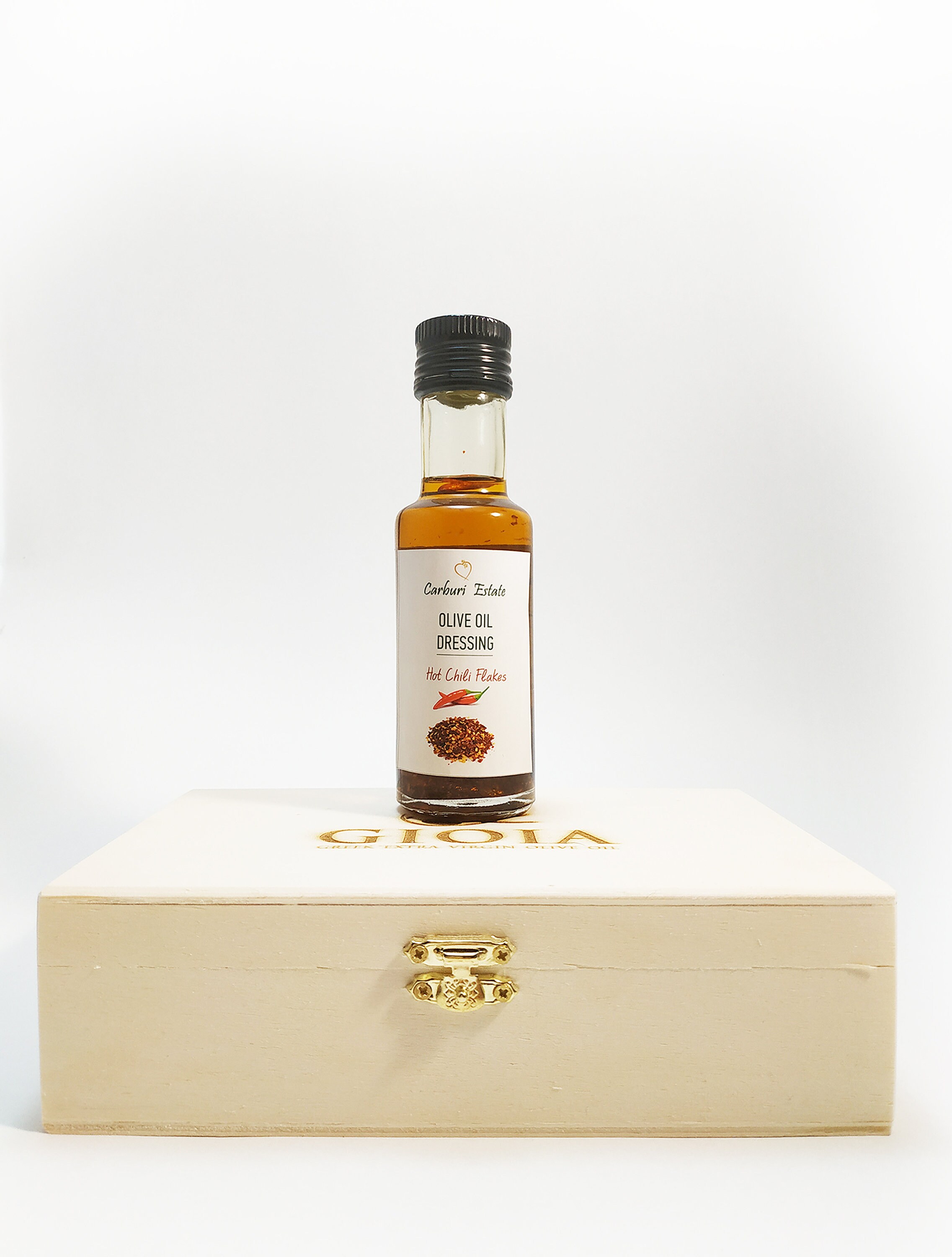 Flavoured Extra Virgin Olive Oil 3 Bottles Wooden Box Etsy UK