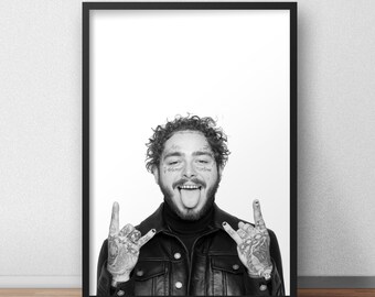 Post Malone Wall Art Etsy