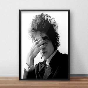 Bob Dylan Black & White Vintage Photo Poster (Digital Download)