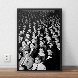Vintage Cinema Print Opening Night Screening Black and White Printable Wall Art Vintage Print Photography Prints Museum Quality Poster