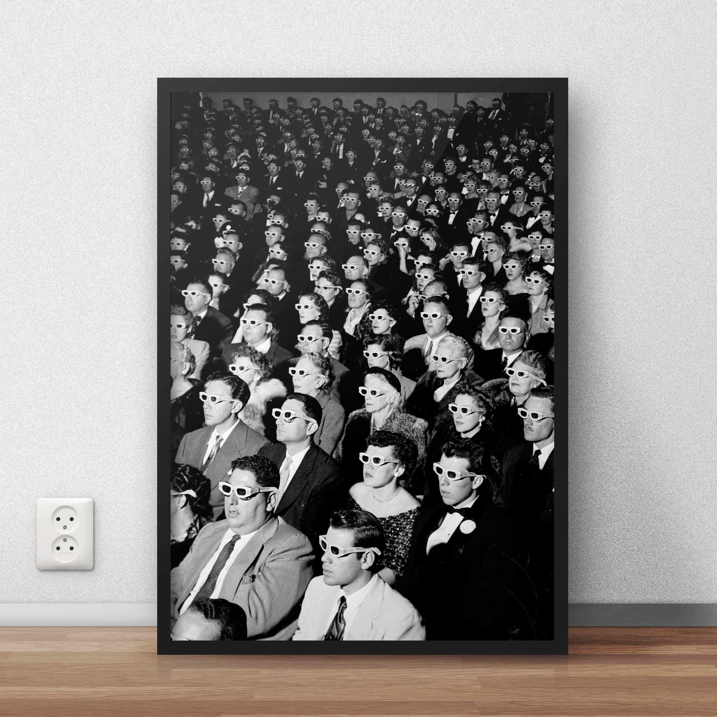 Buy Vintage Cinema Print: Opening Night, Black and White