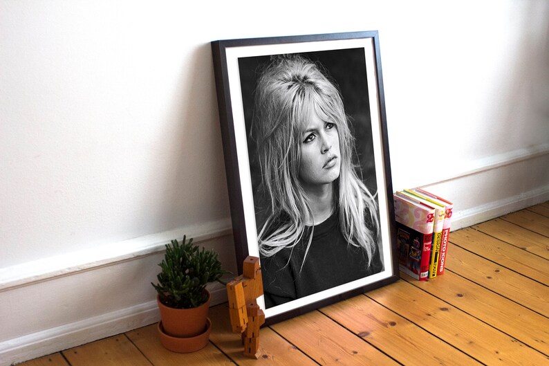 Brigitte Bardot Fashion Art Print Bridget Bardot Modern Art Etsy