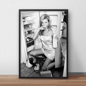 Kate Moss by the Fridge Fashion Print (Digital Download)