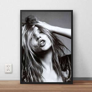 Kate Moss Photograph: Fashion Wall Art Print