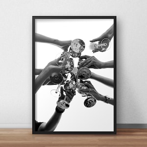Cartel de aclamaciones de vino, impresión de carrito de bar, cartel de alcohol tostado, blanco y negro, arte de pared de cóctel, decoración de dormitorio para adolescentes, cartel feminista