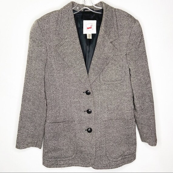 Vintage Mondi wool tweed blazer size 36