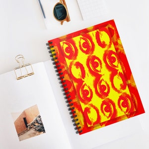 Seeing Red - Spiral Notebook - Ruled Line