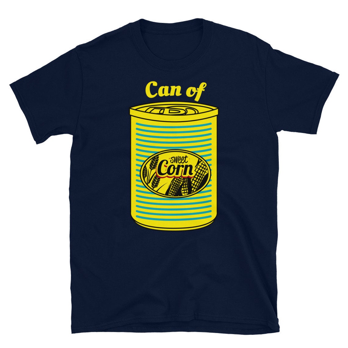 Can of Corn Baseball Term Shortsleeve Unisex Tshirt Etsy