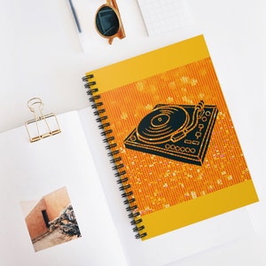 Turntable - Spiral Notebook - Ruled Line