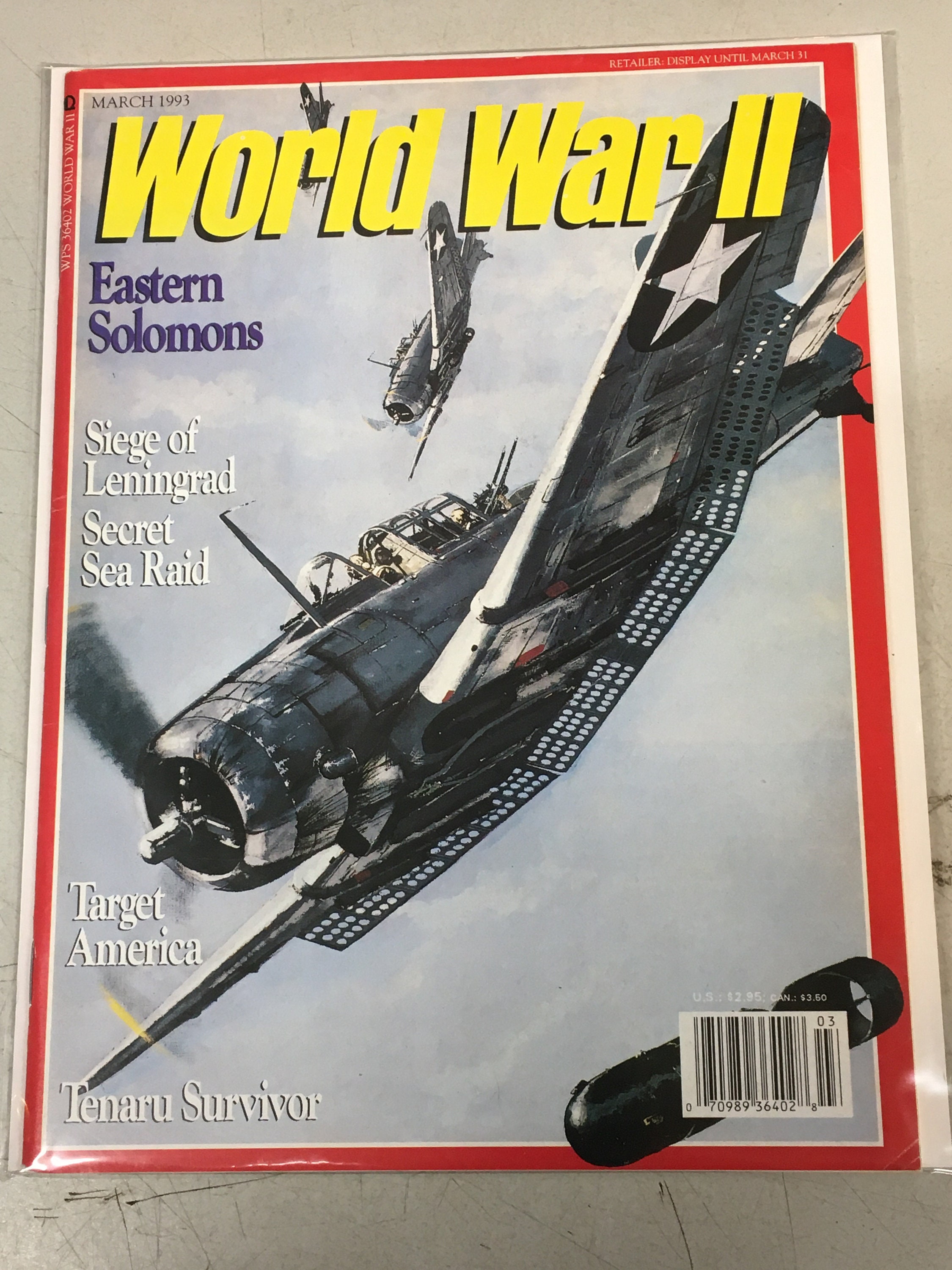 World War II Magazine 1993 March Etsy