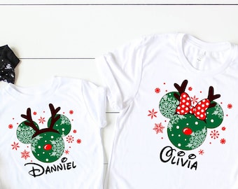 Disney Christmas Family shirts, Christmas matching shirts, Disney Christmas Trip 2022,Family Christmas tees, Disney Christmas vacation DL52