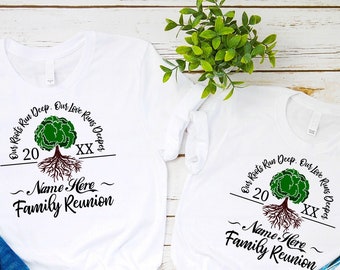 Family Reunion Custom Shirt. Family Tree. Matching T-shirt. Unisex Tee. Men's Shirt. Women's Tee.Family Vacation. Family Reunion Tshirts FR1