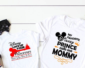 Disney mommy and son shirts,Disney family shirts,Magic Kingdom shirts,Disney prince shirts,Disney mom shirt DL19