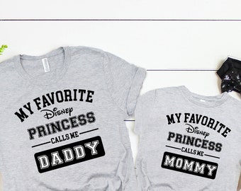 Disney mamá y las camisas de la hija, camisas de la familia Disney, camisas de los padres del reino mágico, camisas del príncipe y de la princesa de Disney, camisa de la mamá de Disney DL49
