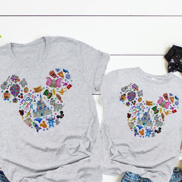 Disney Shirt, Disney Magic Kingdom Shirt, Disney Cute Shirt,  Disney Shirts For Kids and Adults  DL042