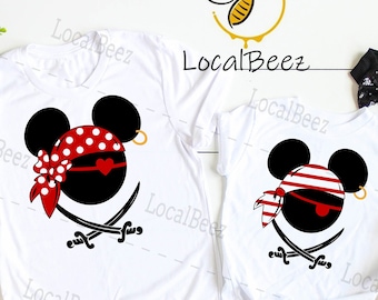 Disney Pirate Shirts, Family Pirate Shirt, Disney Cruise Pirate Shirt, Mickey Pirate Shirt, Minnie Pirate Shirt DL112