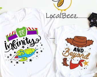 To infinity and Beyond Shirts, Toy Story passende Shirts, Andy Shirt, Disney Passende Shirts, Buzz Shirt, Woody Shirt, Toy Story Birthday 89