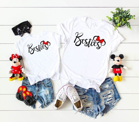 Disney Besties Shirt Tee Disney Friends 