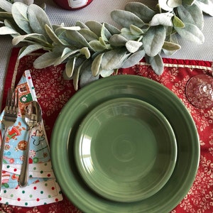Christmas napkins, Christmas decorations, Christmas decor, holiday napkins, cloth napkins, Christmas tree napkins, napkin sets, table linens
