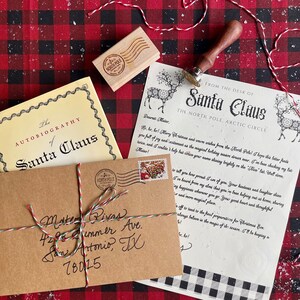 Carta de Papá Noel, Carta de Papá Noel, Carta personalizada de Papá Noel, Carta manuscrita de Papá Noel, personalizada, Papá Noel, Navidad, Regalo para niños