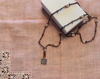 Handmade Copper Guardian Angel Necklace