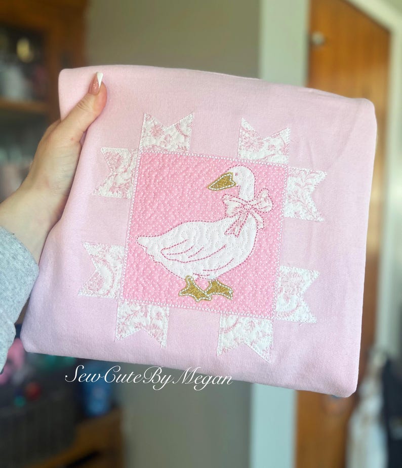 quilted goose sweater Bild 3