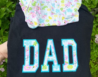 Baby Clothes Keepsake Dad Sweater, Embroidered Appliqué Sweatshirt