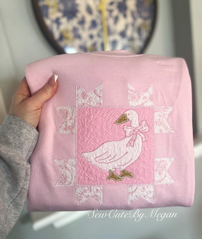quilted goose sweater Bild 5