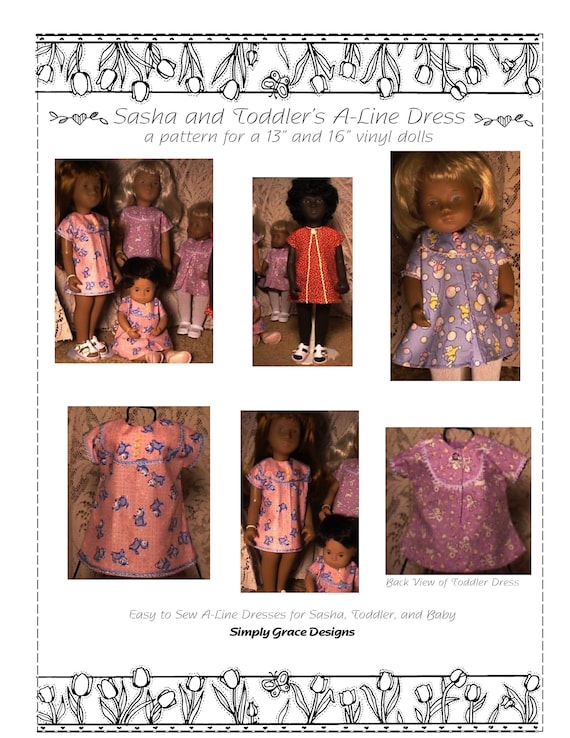 Sweet Dress and Hat Pattern for Baby Sasha and Toddler~ Simply Grace Designs