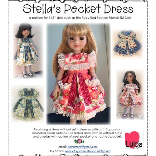 Ruby Red Fashion Friends Hanna'sez Blouse & Dress and Etsy