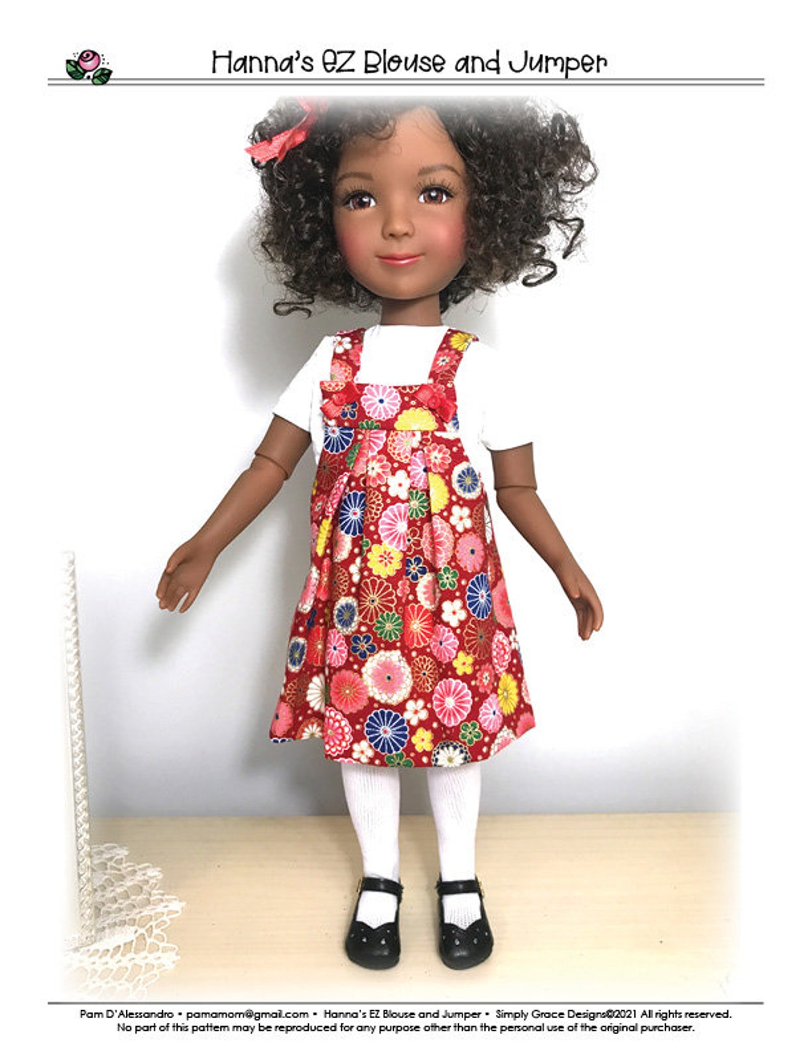 Ruby Red Fashion Friends Hanna'sEZ Blouse & Dress and Etsy