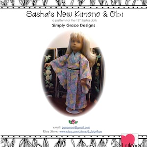 Sasha -  Kimono & Obi Sewing Pattern
