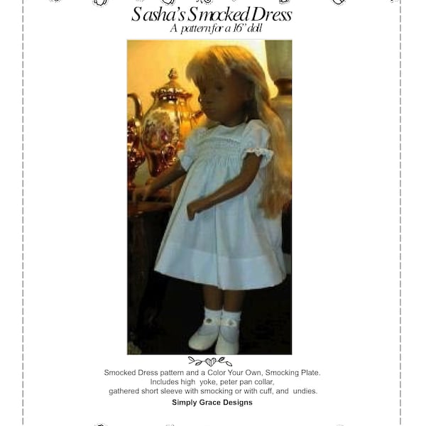 Sasha -  Smocked Dress Pattern
