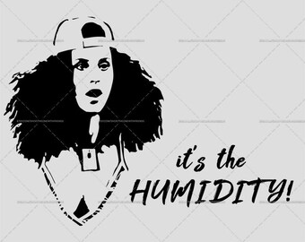 FRIENDS Clip Art Download - Print your own Friends! - Friends tv show printable Vector, SVG, PNG, jpg - Monica / It's the Humidity