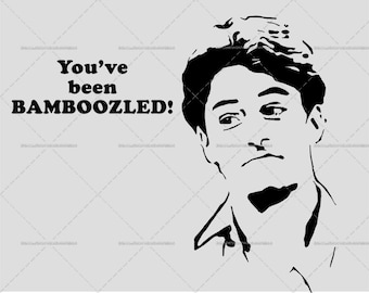 FRIENDS Clip Art Download - Print your own Friends! - Friends tv show printable Vector, SVG, PNG - Chandler / Bamboozled