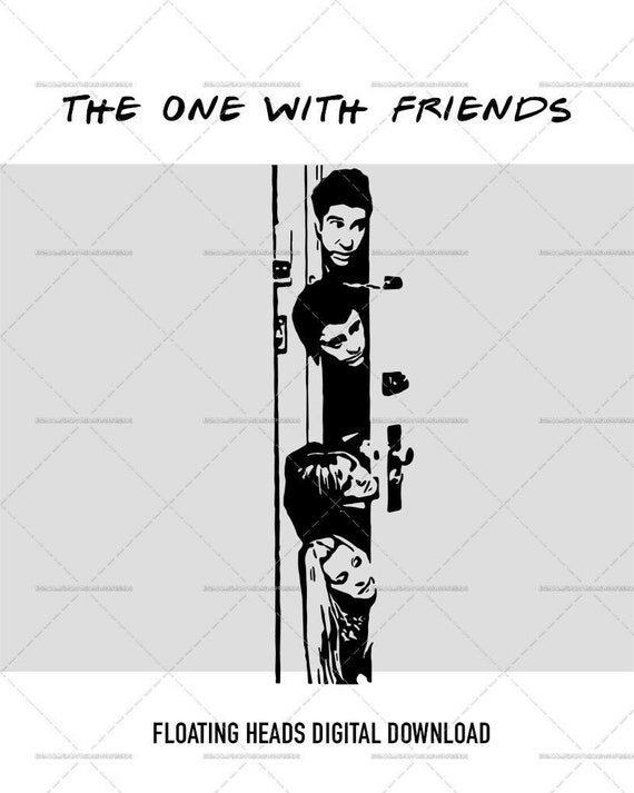 Friends Clip Art Download Print Your Own Friends Friends Etsy
