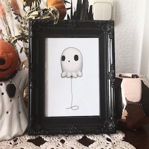 Ghostly Balloon Art Print