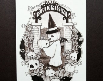 Pumpkin Patch Art Print