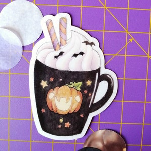 Przezroczysta naklejka Pumpkin Spiced Latte