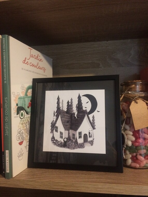 Haunted House Art Print