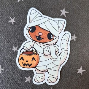 Mummy Cat Sticker