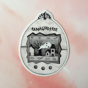 Tamaghostie Sticker