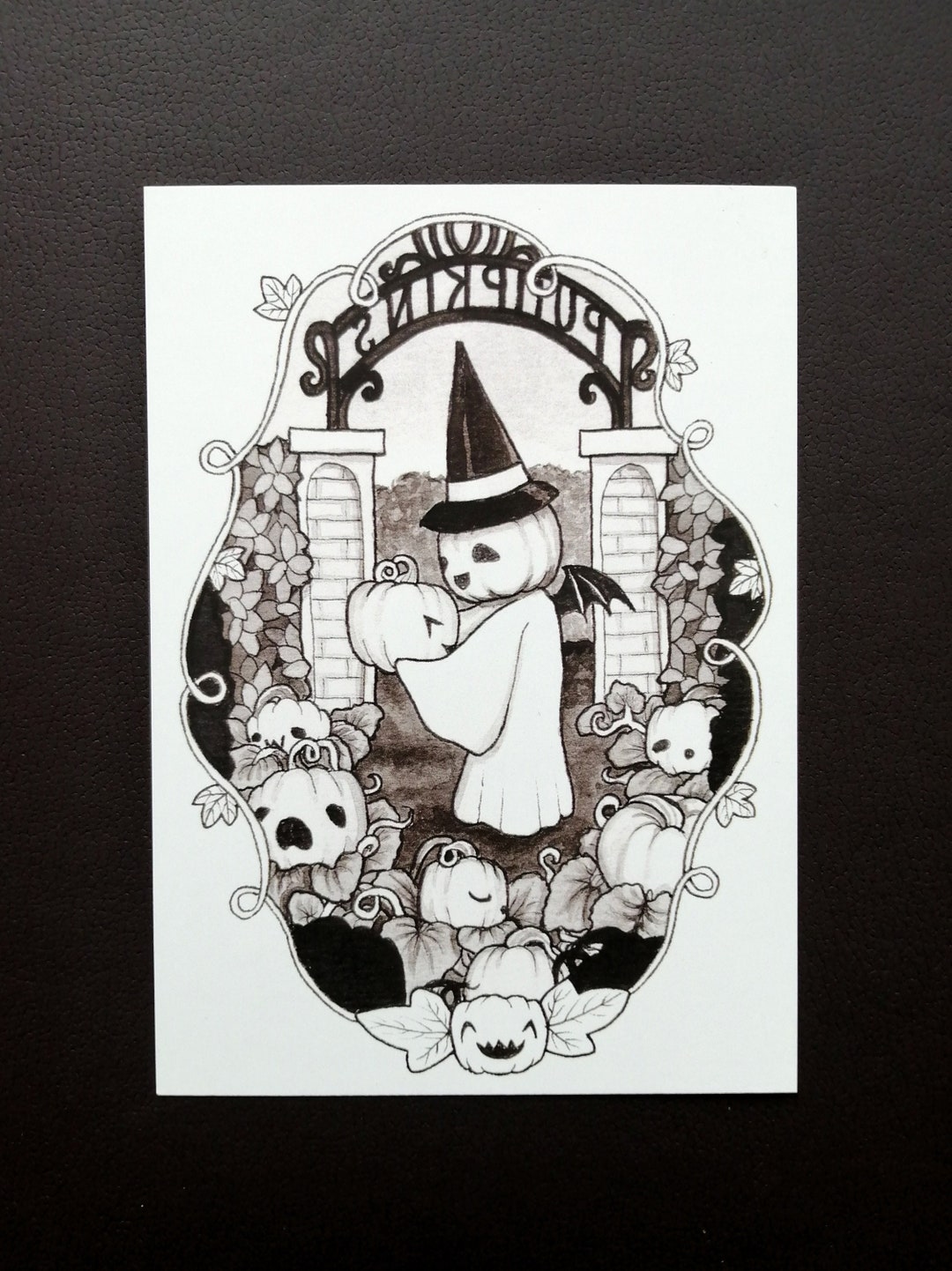 Pumpkin Patch Art Print - Etsy
