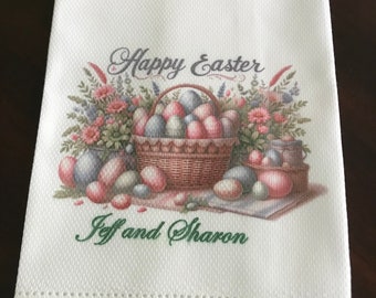 Easter, Towel, Personalized or not, Sublimated Image, Cotton