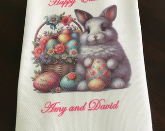 Easter, Personalized, Towel, Cotton, Sublimated Image