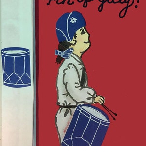 « Carte Patriotic Boy du 4 juillet » par Cherie