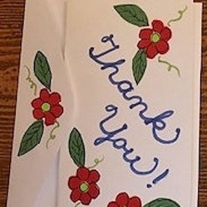 Carte de remerciement printanière par Cherie