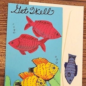 Carte Get Well Fishies par Cherie